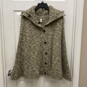 Lucky Brand Shawl SZ ML Taupe